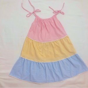 bella bliss girls size 12 Pima cotton sun dress.